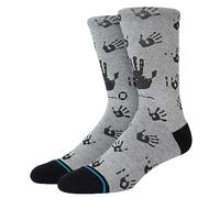STANCE HOUSE OF MANDELA CREW SOCKS.MENS GREY NELSON INFIKNIT CALF UK 9 - 13 W22