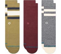 Stance Icon 3 Pack Socks - Multi Chive M-6-8.5 UK