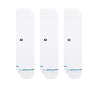Stance Icon 3 Pack Socks - White