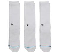 STANCE ICON 3 PACK SOCKS.NEW WHITE ARCH SUPPORT CUSHIONED CALF SIZE UK 6 - 16