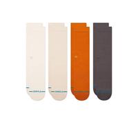 Stance Icon 4 Pack Combed Cotton Blend Socks - Canvas Size Large UK 9-12
