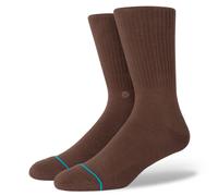 STANCE - Icon Crew Socks - Brown - Unisex Casual Crew Socks