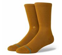 Stance Crew Sock - Icon (Gold/Canvas, Medium)