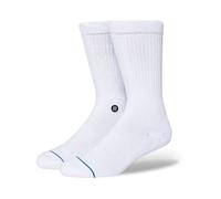 Stance Crew Sock - Icon (White/Black, Large)