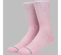 STANCE - Icon Crew Socks - Pink - Casual Unisex Arch Support Crew Socks