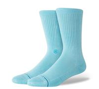 Stance Icon Dyed Crew Socks Blue EU 43-46 Men,Women
