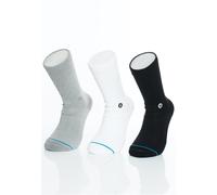 Stance - Icon Pack Of 3 Multi - Socks - multicolored - L - 77% Cotton, 16% Polyester, 4% Elastane, 3% Polyamide L