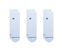 Stance - Icon Quarter 3 Pack - Sports socks size 1,5-4,5, grey