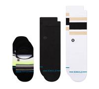 Stance Icon Series 3 Pack Crew / Quarter / No Show Multicolor Men's LARGE (9-13)