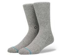 Stance Sports Crew Socks – Icon – Grey – Size M
