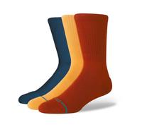 Stance Icon Socks 3 PACK - Navy/Daisy/Burnt