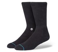 STANCE ICON SOCKS.NEW BLACK CLASSIC ARCH SUPPORT CUSHIONED CALF SIZE UK 6 - 16
