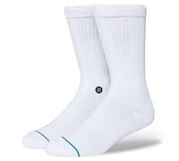 Stance Crew Sock - Icon (White/Black, Medium)