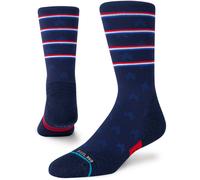 Stance Independence Crew Socks in Navy