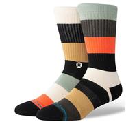 STANCE Indifferent Crew Socks Multi Striped Patterned Calf Large
