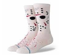 Stance Jason Crew Socks Friday The 13th Voorhees Horror Movie Film White Calf