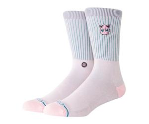 Stance Jigglypuff Crew Socks Pokemon Pink Cushioned Calf Socks Medium