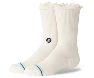 Stance - Kid's Ruffle Icon Crew - Sports socks size 10,5K-13,5K, white/sand