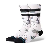 STANCE KOOL KATZ SURF CREW SOCKS.MULTI PATTERNED CUSHIONED CALF CAT UK 6-13 S26
