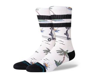 STANCE KOOL KATZ SURF CREW SOCKS.MULTI PATTERNED CUSHIONED CALF CAT UK 6-13 S26