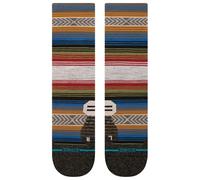 Stance Crew Socks - Merino Wool - Light Wool, Black Red, Medium