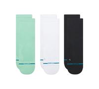 Stance - Lightweight socks - Run Light Quarter 3 Pack Mint for Men - Size 38-42 - Green Green 38-42