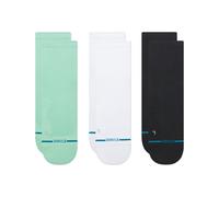 Stance - Lightweight socks - Run Light Quarter 3 Pack Mint for Men - Size 43-46 - Green Green 43-46