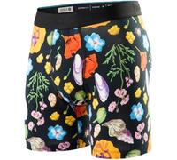 Stance Lucias Floral Boxer Briefs Black Patterned Cotton Underwear Shorts Large