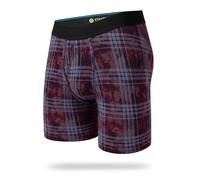 Stance Mad For Plaid Men's Boxer Briefs Butterblend Fig Patterned Underwear Shorts XL