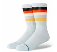 Stance Maliboo Crew Socks Ice Blue Striped Multi Calf Large