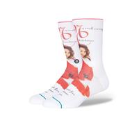 Stance Maria Carey Make My Wish Come True Crew Socks White