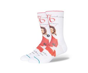 Stance Maria Carey Make My Wish Come True Crew Socks White