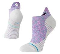 Stance Marshy Tab Socks Light Cushioning Fuschia Purple Patterned Performance Running Ankle Socks Medium