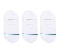 3 Pack Icon No Show Socks White One Size