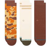 Stance Men's Camo 3 Pack Socks - Brown