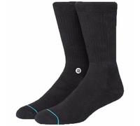 STANCE - Mens Icon Crew Socks - Black/White - Classic Arch Support Crew Socks