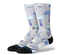 Stance Microbial Crew, String Grey, Large