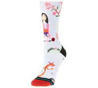 Stance Mulan By Estee Disney Crew Socks in Red