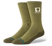 Stance - National Park Crew - Sports socks size M, olive