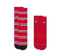 Stance NBA Socks - BULLS CLASSICS 2 Pack (Red, Large)