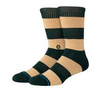 Stance Nep Stripe Crew Socks Pine Multi Patterned Calf Socks