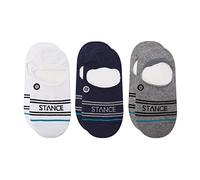 Stance No Show Socks - Basic - 3 Pack (Navy, Medium)