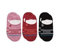 Stance No Show Socks - Basic - 3 Pack (Rebelrose, Medium)