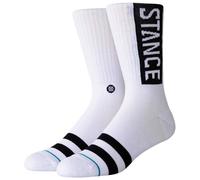 Stance Socks - OG Crew - Sports - Men's White - Size S