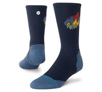 Stance Peaks Ribbed Light Crew Walking Sock: Navy: M Size: M, Colour: