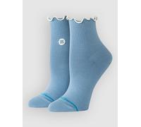 Stance Pop Ruffle Icon Quarter Socks blue M