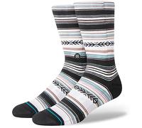 Stance Reykir Crew Socks Turquoise Striped Calf Medium