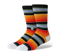 STANCE Rockford Crew Socks Multi Striped Patterned Calf