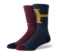 STANCE RON AND HARRY CREW SOCKS.POTTER WEASLEY NAVY ARCH SUPPORT UK 6 - 13 W24