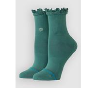 Stance Ruffle Icon Quarter Socks teal M